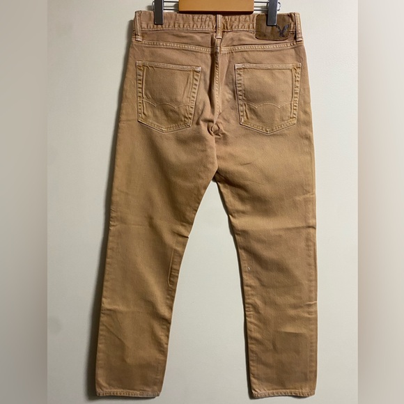 American Eagle Outfitters Men's Brown Slim Straight Jeans Size 30x32 - Picture 2 of 3